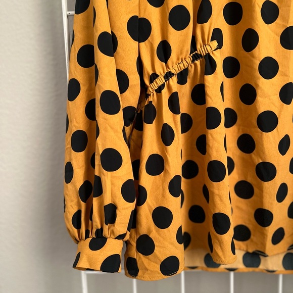 Zara Polka Dot Blouse - Picture 4 of 10